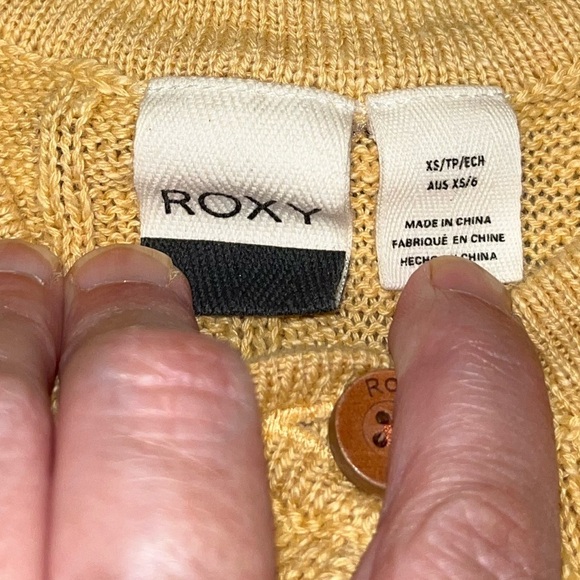 ROXY Corn Yellow Knit Tank Top – Size XS - Picture 2 of 7